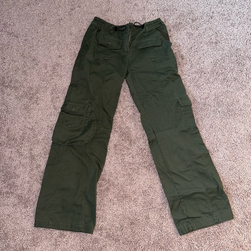 Brandy Melville green cargo pants